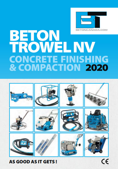 Beton Trowel Canada 2020 Catalog